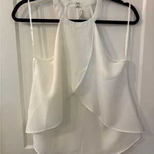 Elegant White Sleeveless Top
